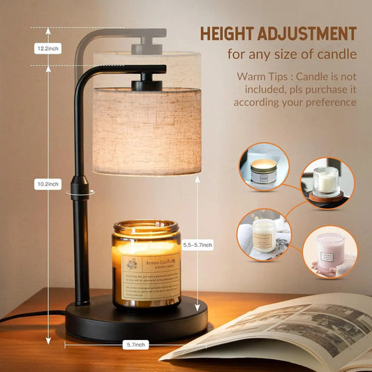 Adjustable Candle Warmer Lamp